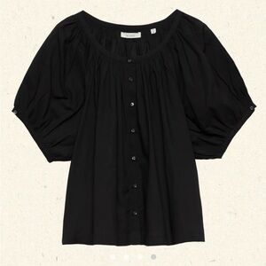 Doen June top in black, size XXL
